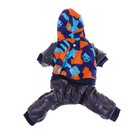 Комбинезон на меховом подкладе с капюшоном, размер L (ДС 27, ОШ 38 см) - Фото 11