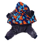 Комбинезон на меховом подкладе с капюшоном, размер L (ДС 27, ОШ 38 см) - Фото 9