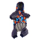 Комбинезон на меховом подкладе с капюшоном, размер L (ДС 27, ОШ 38 см) - Фото 10