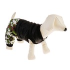 Комбинезон для собак на меховом подкладе с отстегивающимися штанами, размер M - Фото 1