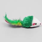 Набор игрушек для кошек: мышь 5 см, шарик с бубенчиком 3.8 см, цвет МИКС - Фото 3