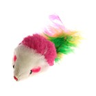 Набор игрушек для кошек: 2 мыши: 5/6 см, шарик 3.8 см, цвет МИКС - Фото 4