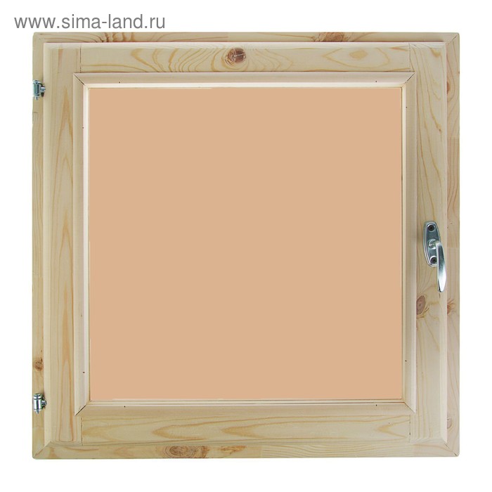 

Окно, 100×100см, однокамерный стеклопакет, тонированное, из хвои