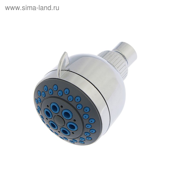 Лейка стационарная, 3 режима, с голубыми вставками, пластик - Фото 1