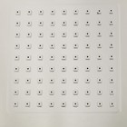 Лейка стационарная, квадратная, 15 х15 см, 1 режим, пластик, цвет желтый/хром - Фото 3