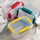 Контейнер пищевой герметичный Butterfly, 750 мл, пластик, прозрачный, крышка МИКС - Фото 7