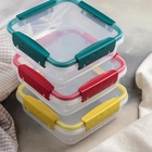 Контейнер пищевой герметичный Butterfly, 800 мл, пластик, прозрачный, крышка МИКС - Фото 7