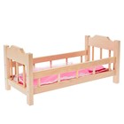 Кроватка для кукол деревянная №14, цвета МИКС - Фото 8