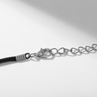 Кулон на шнурке «Для фото» сердце с розой, цвет золото на чёрном шнурке, 43 см - Фото 4