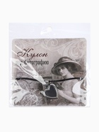 Кулон на шнурке «Для фото» сердце, цвет серебро на чёрном шнурке, 45 см 3744912