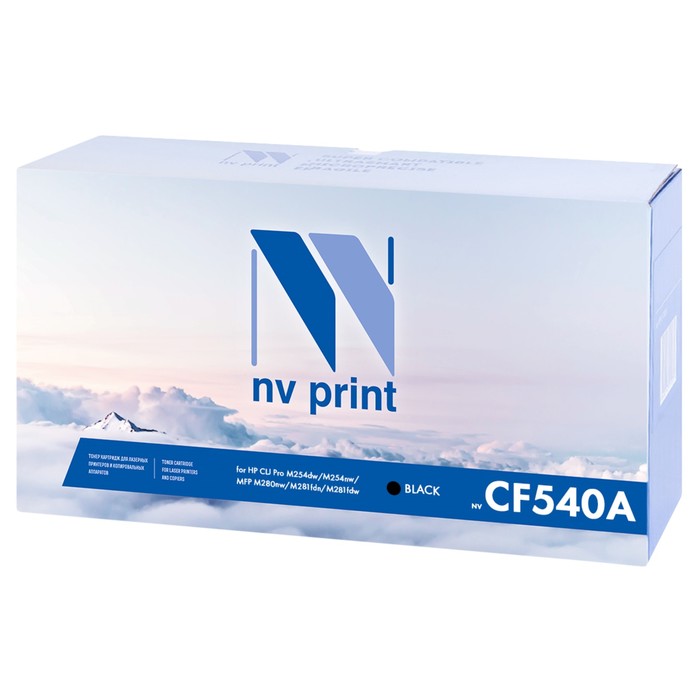 Картридж NVP HP CF540A, для HP Color LaserJet Pro, 1400k, совместимый