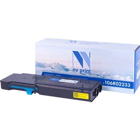 Картридж NV PRINT NV-106R02233 для Xerox Phaser 6600/Work Centre 6605 (6000k), голубой