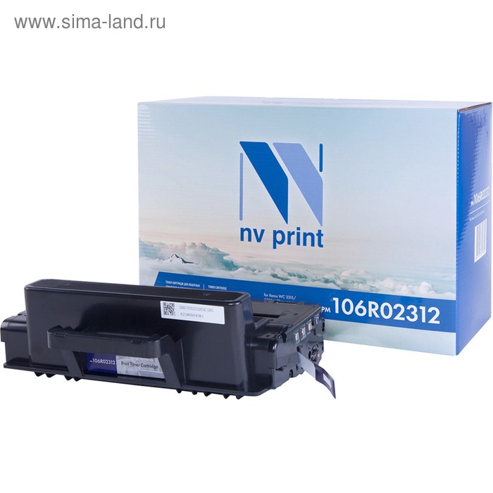 Картридж NV PRINT NV-106R02312 для Xerox Work Centre 3325 (11000k), черный - Фото 1