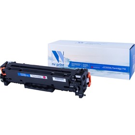 Картридж NV PRINT NV-CC533A/NV-718 Magenta для HP CP2025 и Canon MF724Cdw (2800k), пурпурный