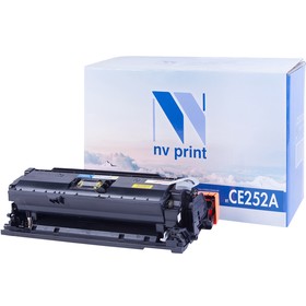 Картридж NV PRINT NV-CE252A Yellow для HP CP3525 и Canon LBP7750Cdn (7000k), желтый