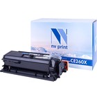 Картридж NVP NV-CE260X, для HP LaserJet Color, 17000k, совместимый, черный - фото 51430707