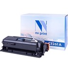 Картридж NVP NV-CE261A, для HP LaserJet Color, 11000k, совместимый, голубой - фото 51430708