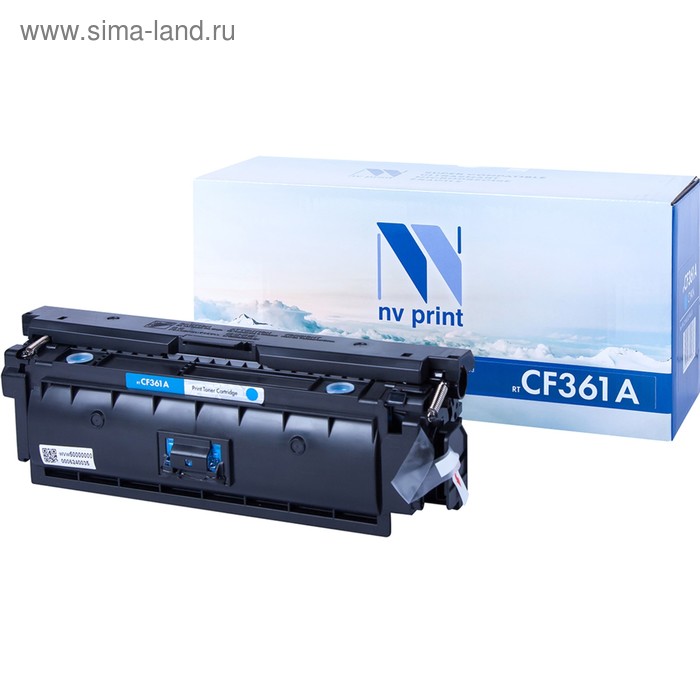 Картридж NVP NV-CF361A, для HP LaserJet Color, 5000k, совместимый, голубой - Фото 1