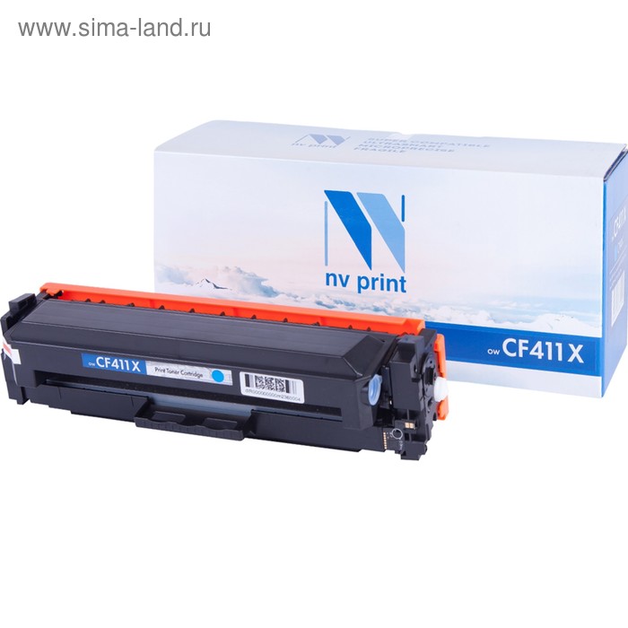 Картридж NVP NV-CF411X, для HP LaserJet ColorPro, 5000k, совместимый, голубой - Фото 1