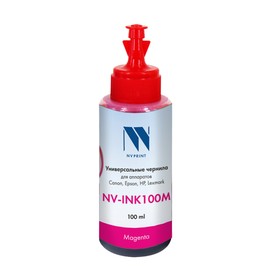 Чернила NV-INK100, универсальн.,на водной основе, для Сanon/Epson/НР/Lexmark, 100ml, Magenta   40624