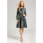 Платье женское с бантом, цвет «серый леопард», размер 48 - Фото 3