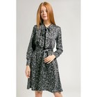 Платье женское с бантом, цвет «серый леопард», размер 48 - Фото 4