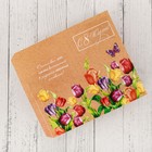 Обёртка для шоколада «Весенние тюльпаны», 18.2 x 15.5 см - Фото 1