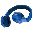Наушники с микрофоном JBL E45BT, накладные, беспроводные, Bluetooth, работа до 12 ч., синие - Фото 2