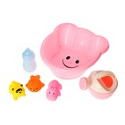 Набор игрушек для ванны «Крошка Я» с лейкой, цвет МИКС - Фото 1