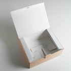 Коробка‒пенал, упаковка подарочная, «Счастья и любви», 30 х 23 х 12 см - Фото 3