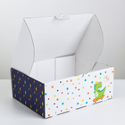 Коробка‒пенал, упаковка подарочная, «Поздравляю», 30 х 23 х 12 см - Фото 2