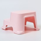 Табурет-подставка детский, цвет светло-розовый - фото 9255328