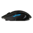 Мышь Nakatomi MROG-20UR Gaming, игровая, беспроводная, аккумуляторная, USB, чёрная - фото 9516013