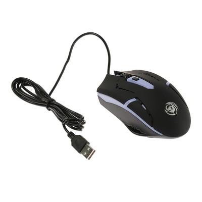 Мышь Dialog MGK-03U Gan-Kata, игровая, проводная, подсветка, 1600 dpi, USB, чёрная