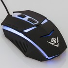Мышь Nakatomi MOG-02U Gaming, игровая, проводная, подсветка, 1600 dpi, USB, чёрная - Фото 6