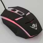Мышь Nakatomi MOG-02U Gaming, игровая, проводная, подсветка, 1600 dpi, USB, чёрная - Фото 7