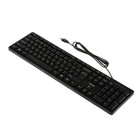 Клавиатура Dialog KS-030U, проводная, мембранная, 104 клавиши, USB, чёрная - Фото 1