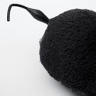 Мышь заводная меховая, 12 см, чёрная - фото 8431563