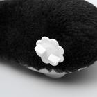 Мышь заводная меховая, 12 см, чёрная - фото 8431564