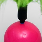 Игрушка-неваляшка для кошек с пухом, пластик, цвет МИКС - Фото 3