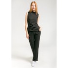 Костюм женский (брюки, майка, кардиган), цвет чёрный, размер 48 - Фото 5