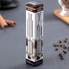 Мельница для специй «Цилиндр», металлический механизм, 15 × 2,5 см, цвет металлик - Фото 4