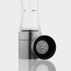 Мельница для специй Magistro «Лоста», 17.5×5.3 см, двусторонняя, керамический механизм, серебристая - Фото 4