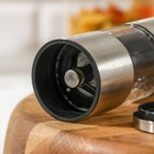 Мельница для специй Magistro «Этажерка», 19×6.5 см, серебристая - Фото 4