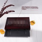 Стол для чайной церемонии с подносом «Иероглифы», 43×27.5×5 см, дерево - Фото 4