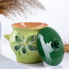 Горшки для запекания Борисовская керамика, 650 мл, набор 6 шт, зелёные - фото 28726892