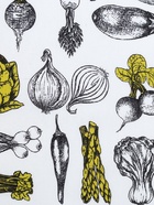 Кухонное полотенце «Доляна. Овощи» 35×60±2 см,100% хлопок, рогожка, 100% хлопок, 162 г/м² - Фото 4