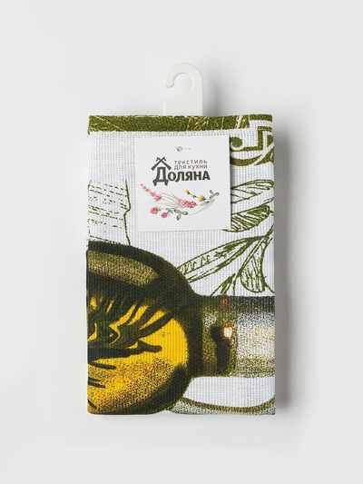 Кухонное полотенце «Доляна. Оливки», 35×60±2 см