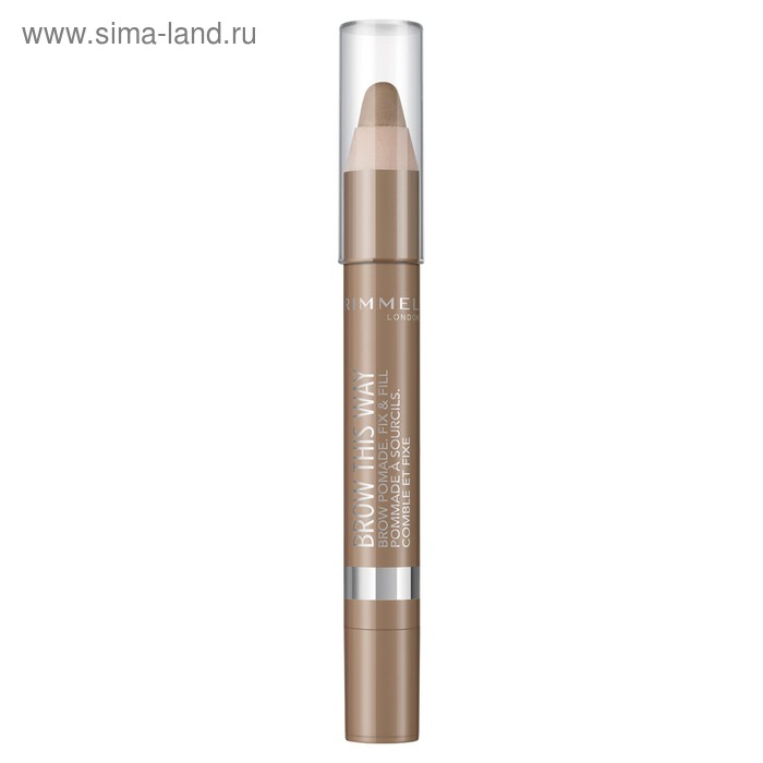 Карандаш для бровей Rimmel Brow This Way Brow Pomade, тон 001 - Фото 1