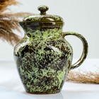Кувшин Борисовская керамика «Малахит», 1.7 л, 22×15 см, зелёный - Фото 1